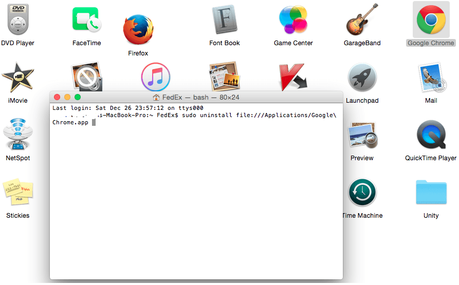 Delete App Using Terminal Mac